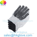 Cotton Work Gloves with Rubber Grip Dots HKA4008